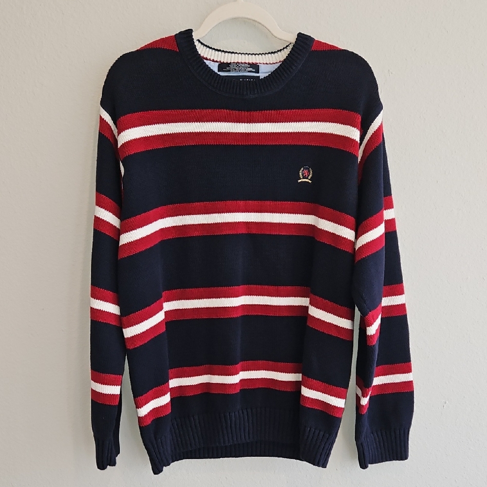 TOMMY HILFIGER PULLOVER SWEATER SIZE L